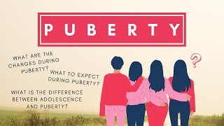 Introduction to Puberty amp Adolescence  Changes during Puberty [upl. by Rubel]