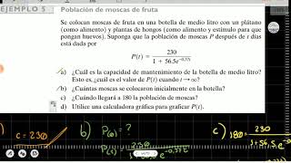 Ley exponencial  Modelo de crecimiento logístico [upl. by Artinahs]