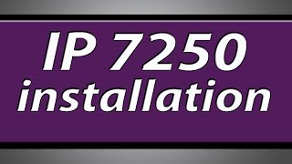 Canon Pixma IP7250 printer installation [upl. by Nirred652]