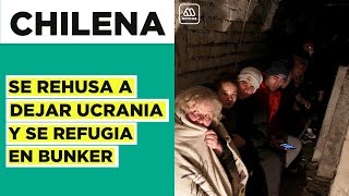 Chilena se rehúsa a dejar Ucrania Se refugia en bunker durante los ataques rusos [upl. by Enegue]