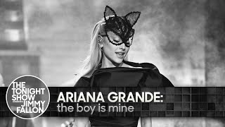 Ariana Grande the boy is mine  The Tonight Show Starring Jimmy Fallon [upl. by Mollie]