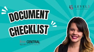 Document Checklist 082024 KW Central [upl. by Jocelin19]