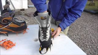 Fitting Grivel New Matic Crampons to Climbing Boots [upl. by Aan]