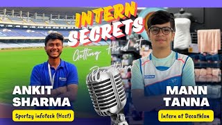 Intern Secrets to Getting Hired at Decathlon ft manntanna [upl. by Eloken]