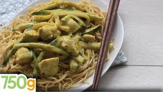 Recette de Poulet coco curry et légumes croquants  750g [upl. by Vikki]