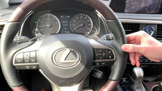 Using Lane Tracing Assist on your Lexus RX 350 [upl. by Yesmar789]