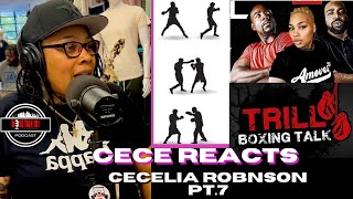 CECE REACTS Cecelia Robinson on Boxing Trill Boxing Talk w Black amp 78SPORTSTV LDBC Full Interview [upl. by Eralcyram]