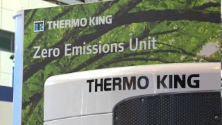 Thermo King Highlights Zero Emissions Trailer Unit AllElectric Refrigeration System [upl. by Kopans]