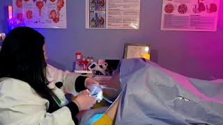 ASMR  Women’s Wellness Exam Visiting the Gynecologist for Breast Pelvic amp Foot Health [upl. by Lilybel462]