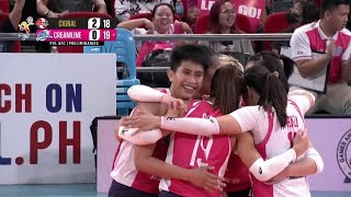 Tots Carlos Bernadeth Pons GET ONE BACK for Creamline🍦 vs Cignal  2024 PVL ALLFILIPINO CONFERENCE [upl. by Skolnik869]