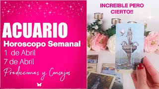 ⭐️ACUARIO SIN PALABRAS TAN BUENO QUE ASUSTA PERO ES VERDAD 💝🔥💝 HOROSCOPO SEMANAL Cordelia Tarot [upl. by Laws368]