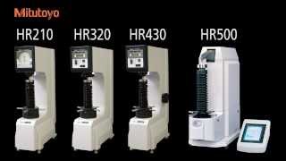 Mitutoyo Rockwell Hardness Testers HR210 HR320 HR430 HR500 [upl. by Darrey]