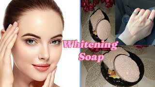 Whitening Soap For DullDry Skin How to make Whitening Soap at Home  Homemade Soap 🧼 [upl. by Cristian]