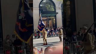 Veterans Day Parade 2024NYC scene3 veteransday2024 veteransday nyc [upl. by Odlanar]