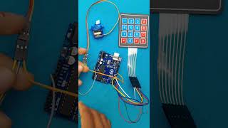 Matrix Keypad Arduino project 😱😱😱 arduinoproject dailytech [upl. by Naujid]