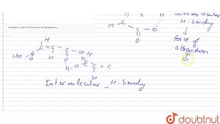 Maleic acid is stronger than fumaric acid because [upl. by Assereht]