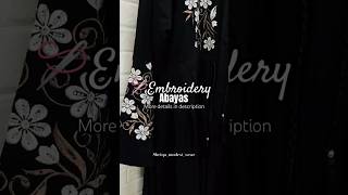 🪡Embroidery abaya aur itna affordable😳😳😮😮 shorts embroideryabaya khimar hijab [upl. by Merri843]