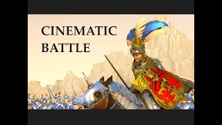 Empire vs Azhag the Slaughterer Greenskins  Total Warhammer 2  CINEMATIC BATTLE [upl. by Ferree616]