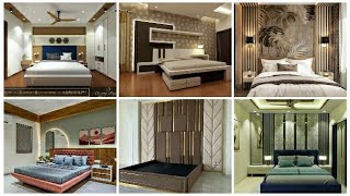 Top 35 Modern Bed back wall designmodern bedroom design ideasBed back wall interior design [upl. by Aeriel21]