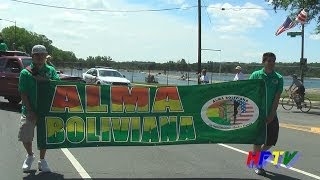 Alma Boliviana  2014 Palisades 4th of July Parade  Washington DC [upl. by Opal563]