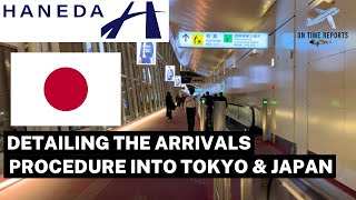 Tokyo Haneda HND Airport International Arrivals Procedure Terminal 3 [upl. by Atews]