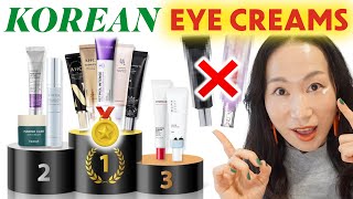 BEST 5 Korean Antiaging Eye Creams  Gold Silver Bronze and Trashes Korean skincare I Over 40 [upl. by Viglione]