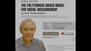 Public Lecture  quotThe Polytomous Rasch Model for Social Measurementquot [upl. by Benedic303]