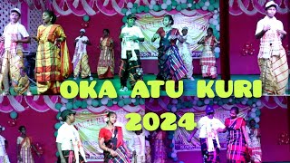 Oka Atu Kuri by School GirlsSSD BadampaharAnnual Function2024 [upl. by Ahsaercal]