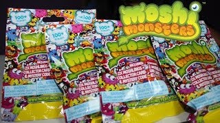 4 MOSHI MONSTERS BLIND BAGSUltra Rare Moshi Monsters B2cutecupcakes [upl. by Atirma]