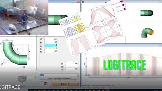 INSTALLATION LOGITRACE  EXEMPLE DÉVELOPPEMENT COUDE 90° [upl. by Arvind585]