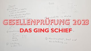 Gesellenprüfung 2023  Das ging schief [upl. by Demaggio167]