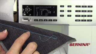 Bernina 530 39 Triple Straight Stitch amp Zig Zag [upl. by Sucam]