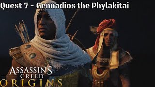 Assassins Creed Origins Quest 7 Gennadios the Phylakitai PS4 [upl. by Nath]