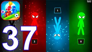 Stickman Party 2 3 4 MiniGames  Gameplay Part 37 Tournament Mode New Funny Mini Games 2024 Update [upl. by Eniladam]