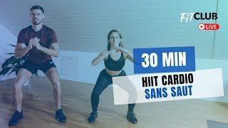 HIIT CARDIO SANS SAUT 💪  Alex Meylan  FIT CLUB [upl. by Einot34]