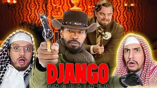 DJANGO UNCHAINED 2012  FIRST TIME WATCHING  MOVIE REACTION  Arab Muslim Brothers Reaction [upl. by Trebloc]