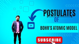 Postulates Of Bohrs Atomic Model  Chemistry  ChemistryPlusOfficial [upl. by Haggerty]