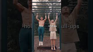 Who is better at pullups calisthenics pullups climbing challenge [upl. by Zetneuq]