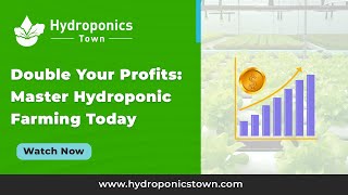 Double Your Profits Master Hydroponic Farming Today—Hydroponics Town [upl. by Derman214]