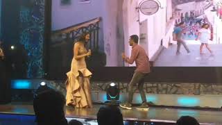 Rakul preeth Singh dàncing on Cecilia Cecilia song in SPYder movie audio launch with Mahesh Babu [upl. by Nomelc]