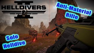 Helldivers 2  The AMR Destroys The Automatons Solo Helldive Mostly Clear No Deaths [upl. by Vevine]