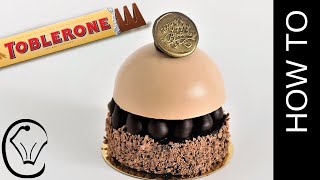 Toblerone Brownie Cheesecake Mousse Dome Entremet by Cupcake Savvys Kitchen [upl. by Bronwen]