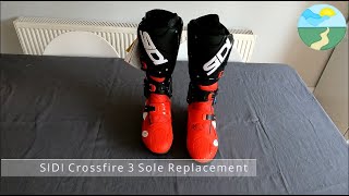 SIDI Crossfire 3 Sole Replacement [upl. by Ahsiyn]