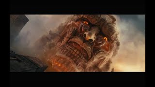 Attack On Titan Part 1 Clip Colossal Titan Appears [upl. by Aviva]