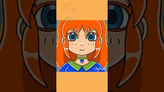 Orangered hair with blue and green outfit [upl. by Notslar]