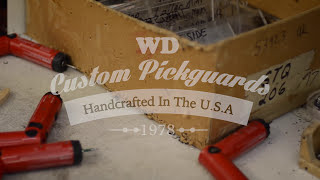 Pickguardscom  WD Custom Pickguards Handcrafted To Order In The USA [upl. by Attennhoj70]