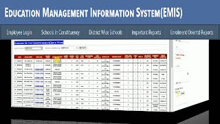 Education Management Information System EMIS [upl. by Lussier]