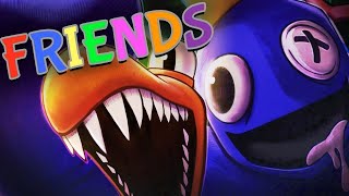 Rainbow Friends CARTOON ANIMATED RAP SONG quotFriendsquot  Rockit Music Roblox [upl. by Waers623]