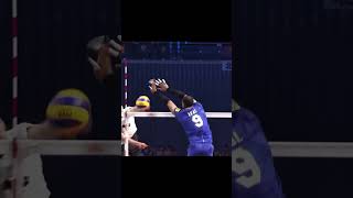 Blocking nishida 😬🔥 edit volleyball athlete ball vertical spike movie sport athletic [upl. by Sophie]