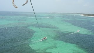 Parasailing Adventure  Punta Cana Adventures [upl. by Anilorak529]